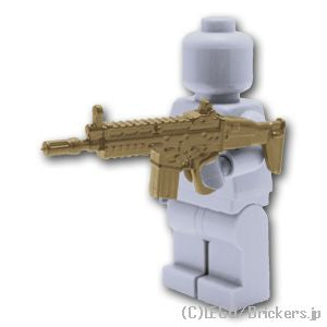 LEGO® パーツ アサルトライフル SCAR-D：[Dark Tan / ダークタン] cp-sdt-scard-138 