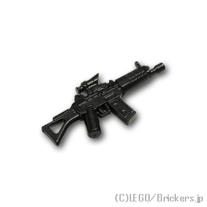 LEGO® パーツ  アサルトライフル SG552-S：[Black / ブラック] cp-sdt-sg552s-026