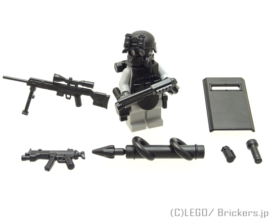 LEGO® パーツ S.W.A.T.セット：[Black / ブラック] cp-sdt-swat-026 
