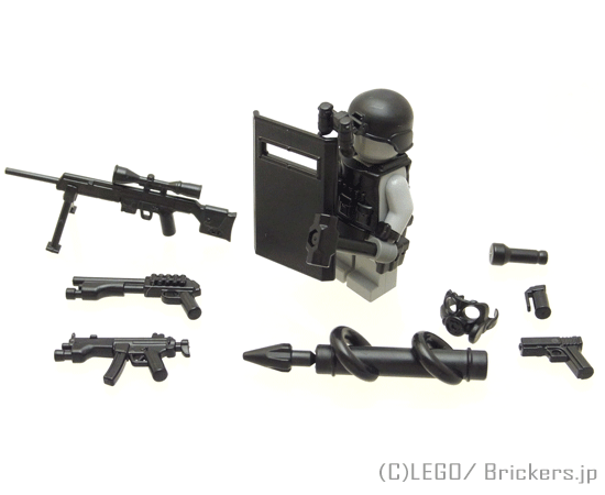 LEGO® パーツ S.W.A.T.セット：[Black / ブラック] cp-sdt-swat-026 