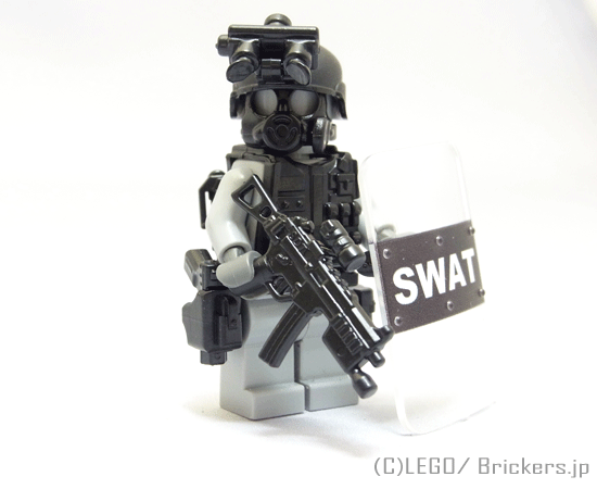 LEGO® パーツ S.W.A.T. ポイントマンセット：[Black / ブラック] cp-sdt-swatpm-026 