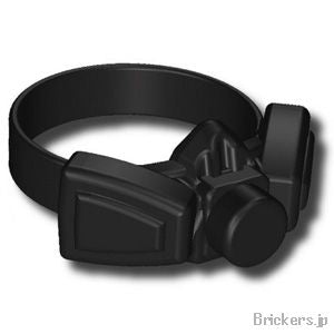 LEGO® パーツ ハーフガスマスク U53：[Black / ブラック] cp-sdt-u53-026 