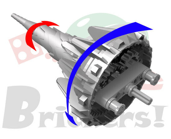 LEGO® オリジナルセット オリジナルセット／ジョイフルセット／二重反転ドリルユニット L-BROS030 