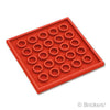 タイル 6 x 6 - マット ボトムチューブ：[Red / レッド]