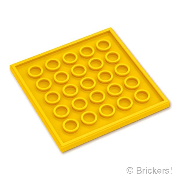 LEGO® パーツ 6469905 タイル 6 x 6 - マット ボトムチューブ：[Yellow / イエロー] 10202-024 