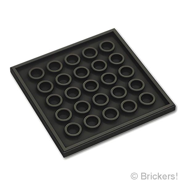 LEGO® パーツ 6155125 タイル 6 x 6 - マット ボトムチューブ：[Black / ブラック] 10202-026 