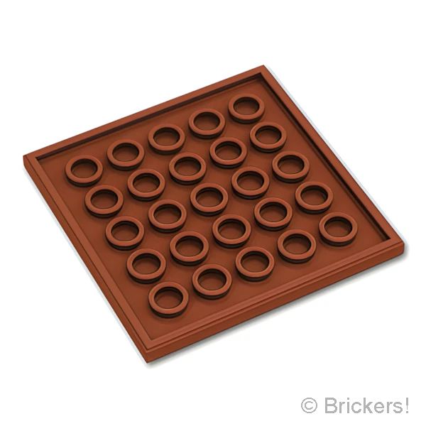 LEGO® パーツ 6318734 タイル 6 x 6 - マット ボトムチューブ：[Reddish Brown / ブラウン] 10202-192 