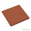タイル 6 x 6 - マット ボトムチューブ：[Reddish Brown / ブラウン]