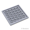 タイル 6 x 6 - マット ボトムチューブ：[Light Bluish Gray / グレー]