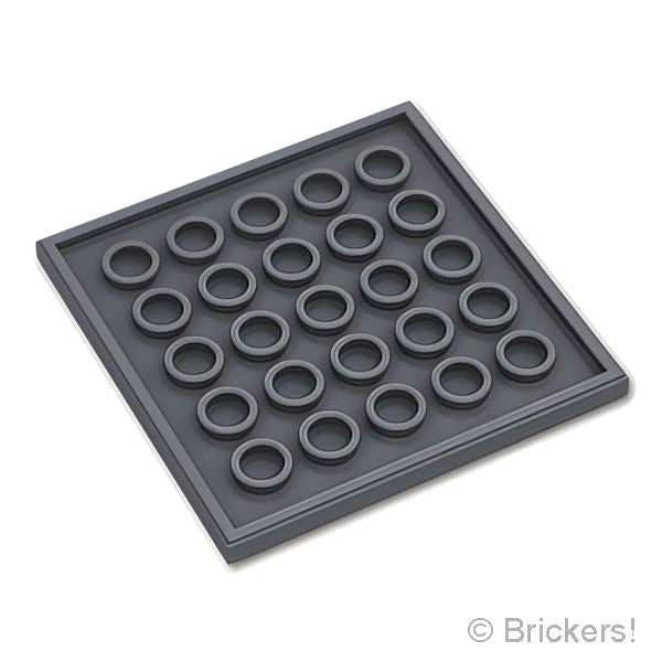 LEGO® パーツ 6147337 タイル 6 x 6 - マット ボトムチューブ：[Dark Bluish Gray / ダークグレー] 10202-199 