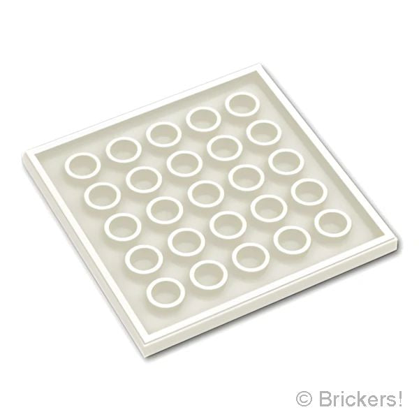 LEGO® パーツ 6447881 タイル 6 x 6 - ハートのクィーン：[White / ホワイト] 10202pb047-001 