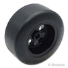 ホイール 50mm x 22mm - タイヤ一体成型 / 軸穴：[Black / ブラック]