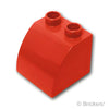 デュプロ スロープカーブ 2 x 2 x 1 1/2：[Red / レッド]