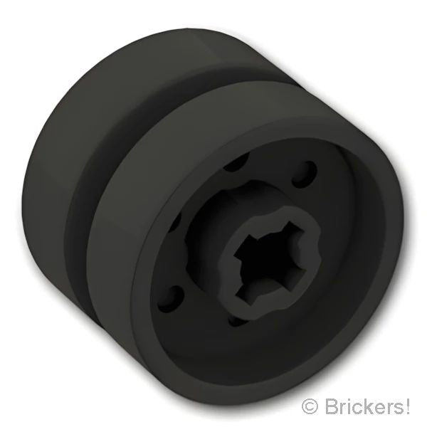 LEGO® パーツ 6050828/6288175 ホイール 14mm x 9.9mm - 6ダブルスポーク / 小軸穴：[Black / ブラック] 11208-026 