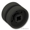ホイール 14mm x 9.9mm - 6ダブルスポーク / 小軸穴：[Black / ブラック]