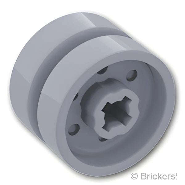LEGO® パーツ 6029209 ホイール 14mm x 9.9mm - 6ダブルスポーク / 小軸穴：[Light Bluish Gray / グレー] 11208-194 