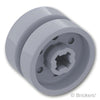 ホイール 14mm x 9.9mm - 6ダブルスポーク / 小軸穴：[Light Bluish Gray / グレー]