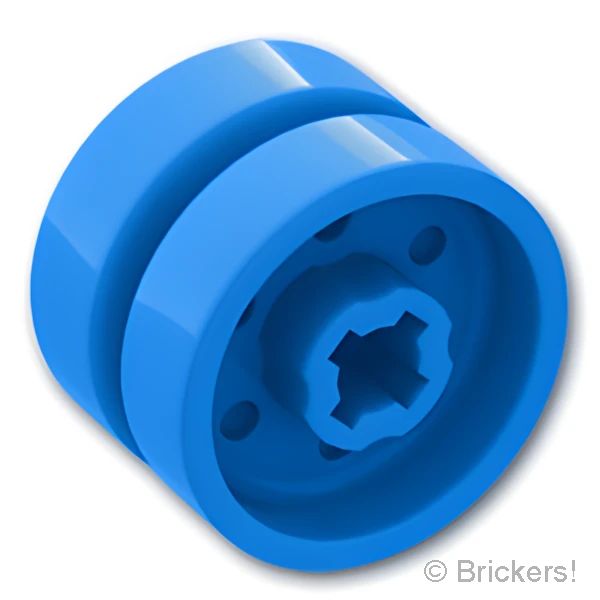 LEGO® パーツ 6289310 ホイール 14mm x 9.9mm - 6ダブルスポーク / 小軸穴：[Dark Azure / ダークアズール] 11208-321 