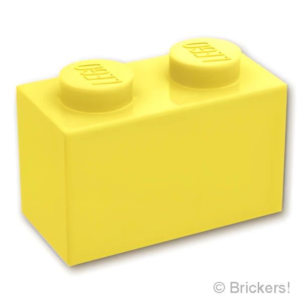 LEGO® パーツ 6117317 ブロック 1 x 2 - 1面スタッド：[Bt,Lt Yellow / ブライトライトイエロー] 11211-226 