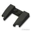 ウェッジ 3 x 4 x 2/3 - カットアウト：[Black / ブラック]