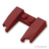 ウェッジ 3 x 4 x 2/3 - カットアウト：[Dark Red / ダークレッド]