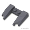 ウェッジ 3 x 4 x 2/3 - カットアウト：[Dark Bluish Gray / ダークグレー]