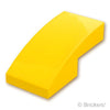 スロープ カーブ 2 x 1：[Yellow / イエロー]