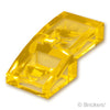 スロープ カーブ 2 x 1：[Tr,Yellow / トランスイエロー]