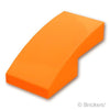 スロープ カーブ 2 x 1：[Orange / オレンジ]