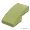 スロープ カーブ 2 x 1：[Olive Green / オリーブグリーン]