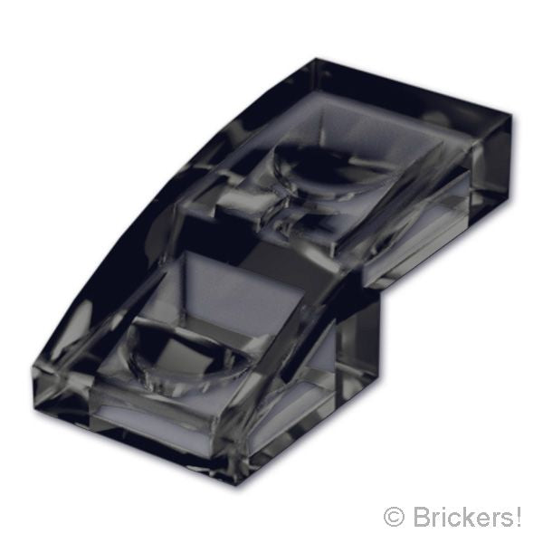 LEGO® パーツ 6542245 スロープ カーブ 2 x 1：[Tr,Black / トランスブラック] 11477-375 