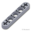 テクニック リフトアーム 薄型 1 x 5 - 軸穴：[Light Bluish Gray / グレー]