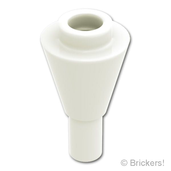 LEGO® パーツ 6187283/6593092 コーン インバート 1 ｘ 1 - バー：[White / ホワイト] 11610-001 