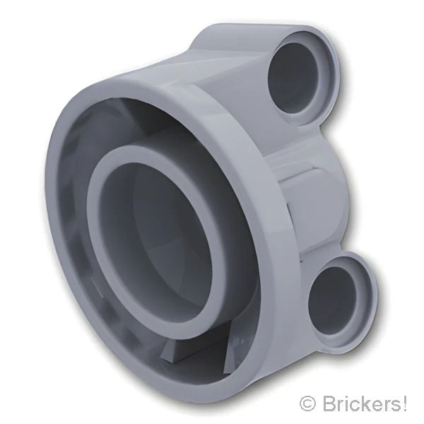 LEGO® パーツ 6022949/6169984 テクニック ステアリング ホイールハブホルダー - 2ピンホール：[Light Bluish Gray / グレー] 11950-194 