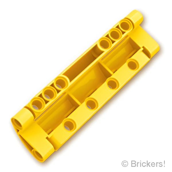 LEGO® パーツ 6022952/6251202 テクニック パネル カーブ 11 x 3 - 10ピンホール：[Yellow / イエロー] 11954-024 