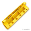 テクニック パネル カーブ 11 x 3 - 10ピンホール：[Yellow / イエロー]