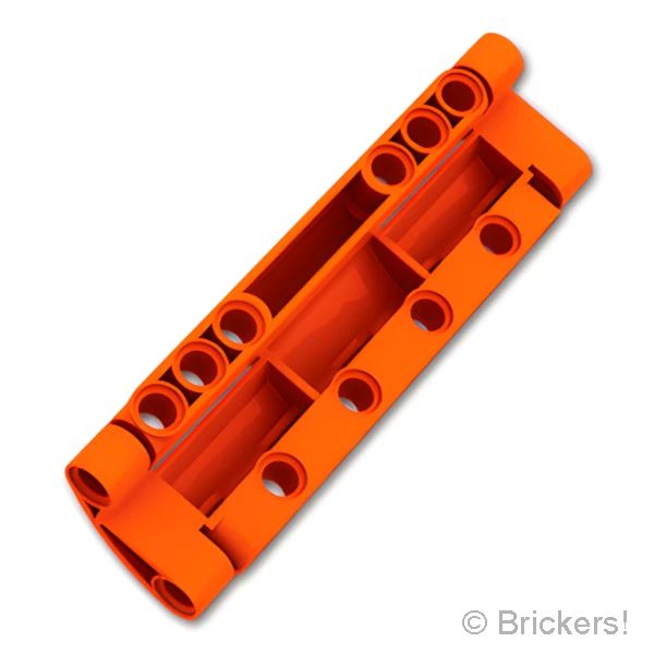 LEGO® パーツ 6469793 テクニック パネル カーブ 11 x 3 - 10ピンホール：[Reddish Orange / レディッシュオレンジ ] 11954-402 