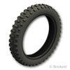 タイヤ 100.6mm x 20mm - オートバイ ダート：[Black / ブラック]
