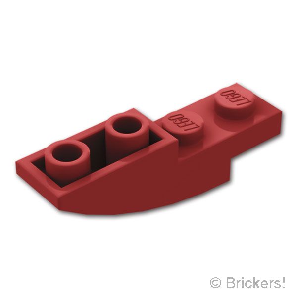 LEGO® パーツ 6594240 スロープ インバート カーブ 4 x 1：[Dark Red / ダークレッド] 13547-154 