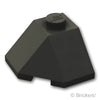 ウェッジ 2 x 2 - スロープ  45° コーナー ：[Black / ブラック]