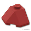 ウェッジ 2 x 2 - スロープ  45° コーナー ：[Dark Red / ダークレッド]