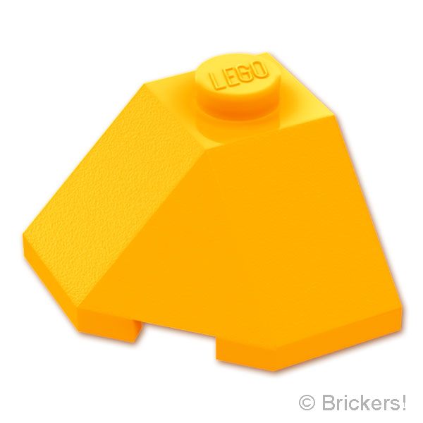 LEGO® パーツ 6484946 ウェッジ 2 x 2 - スロープ 45° コーナー ：[Bt,Lt Orange / ブライトライトオレンジ] 13548-191 