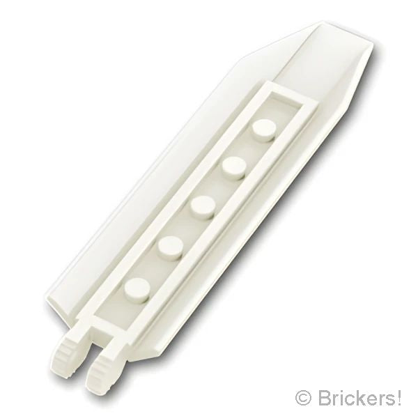 LEGO® パーツ 6037550/6296953/6328241 ヒンジ プレート 1 x 8 - キャッチ / フラップ：[White / ホワイト] 14137-001 