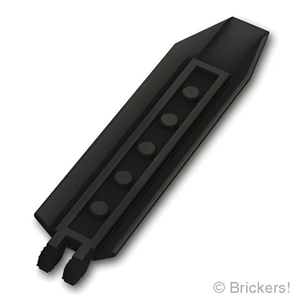 LEGO® パーツ 6040336/6266348 ヒンジ プレート 1 x 8 - キャッチ / フラップ：[Black / ブラック] 14137-026 