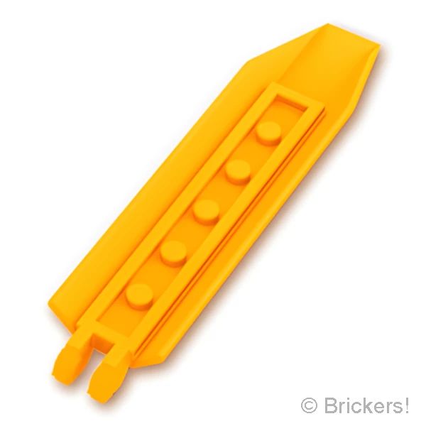 LEGO® パーツ 6289649 ヒンジ プレート 1 x 8 - キャッチ / フラップ：[Bt,Lt Orange / ブライトライトオレンジ] 14137-191 