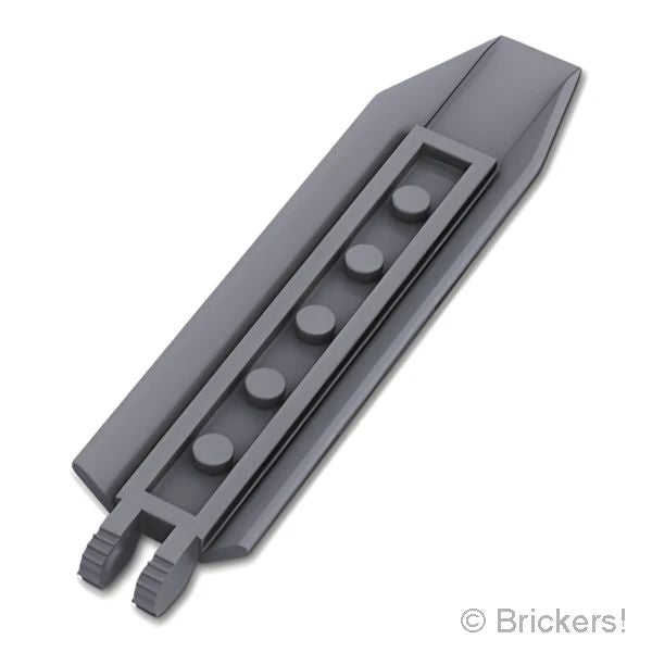 LEGO® パーツ 6410334 ヒンジ プレート 1 x 8 - キャッチ / フラップ：[Dark Bluish Gray / ダークグレー] 14137-199 