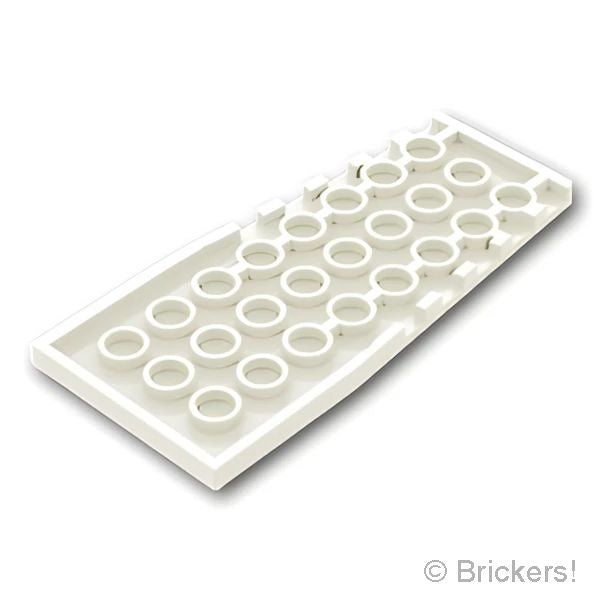 LEGO® パーツ 6040362 ウェッジ プレート 4 x 9 - スタッドノッチ：[White / ホワイト] 14181-001 