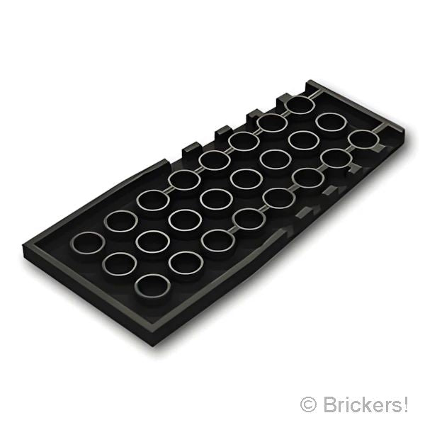 LEGO® パーツ 6048849/6290979 ウェッジ プレート 4 x 9 - スタッドノッチ：[Black / ブラック] 14181-026 