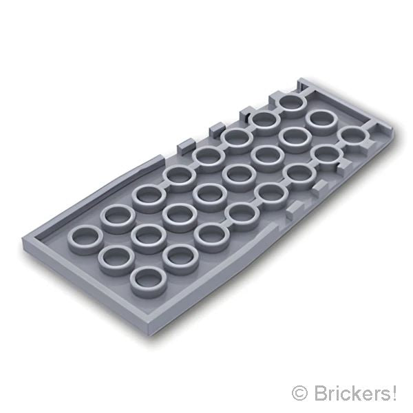 LEGO® パーツ 6048848 ウェッジ プレート 4 x 9 - スタッドノッチ：[Light Bluish Gray / グレー] 14181-194 