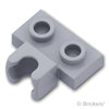 プレート 1 x 2 - サイド スモールボール ソケット：[Light Bluish Gray / グレー]